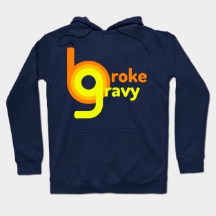 Broke Gravy Retro Hoodie